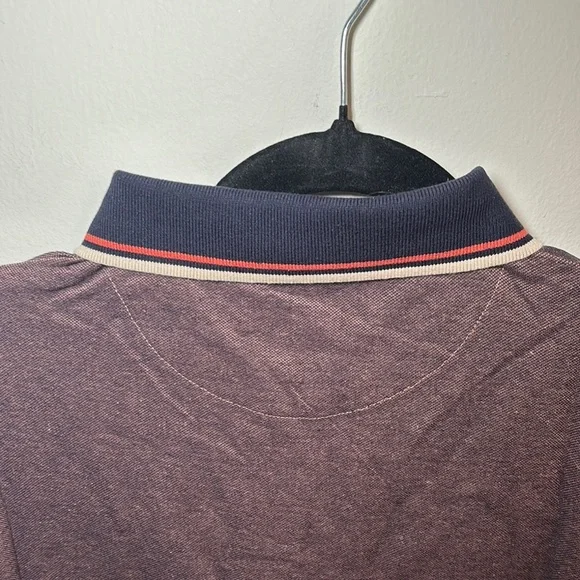 NWT-Classic Brown Polo Shirt with Embroidered Detail - Picture 8 of 10